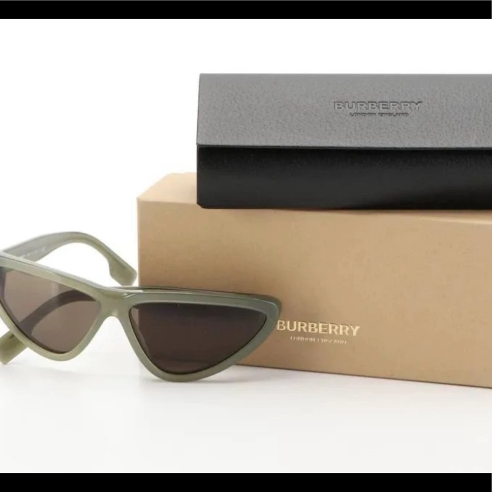 Burberry Sunglasses OPAL GREEN w/DARK GREEN Acet
